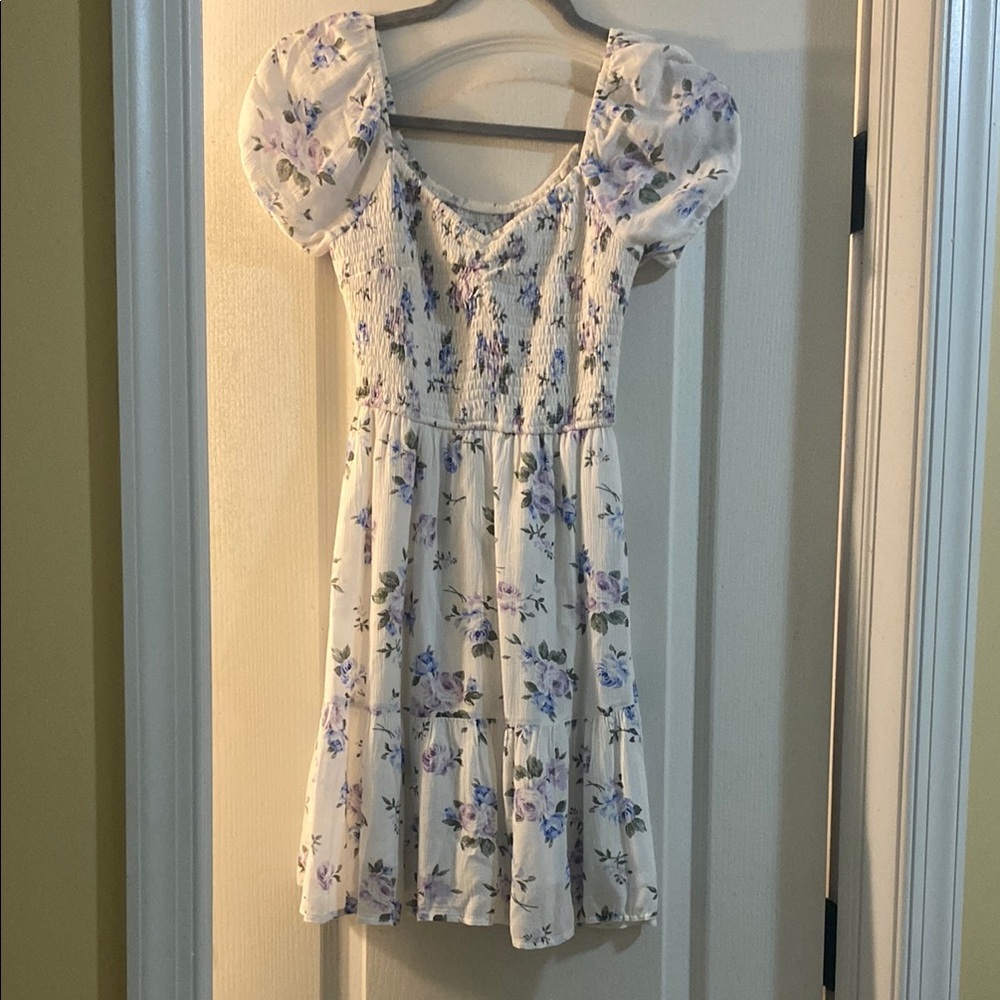 Hollister Floral Smocked Dress